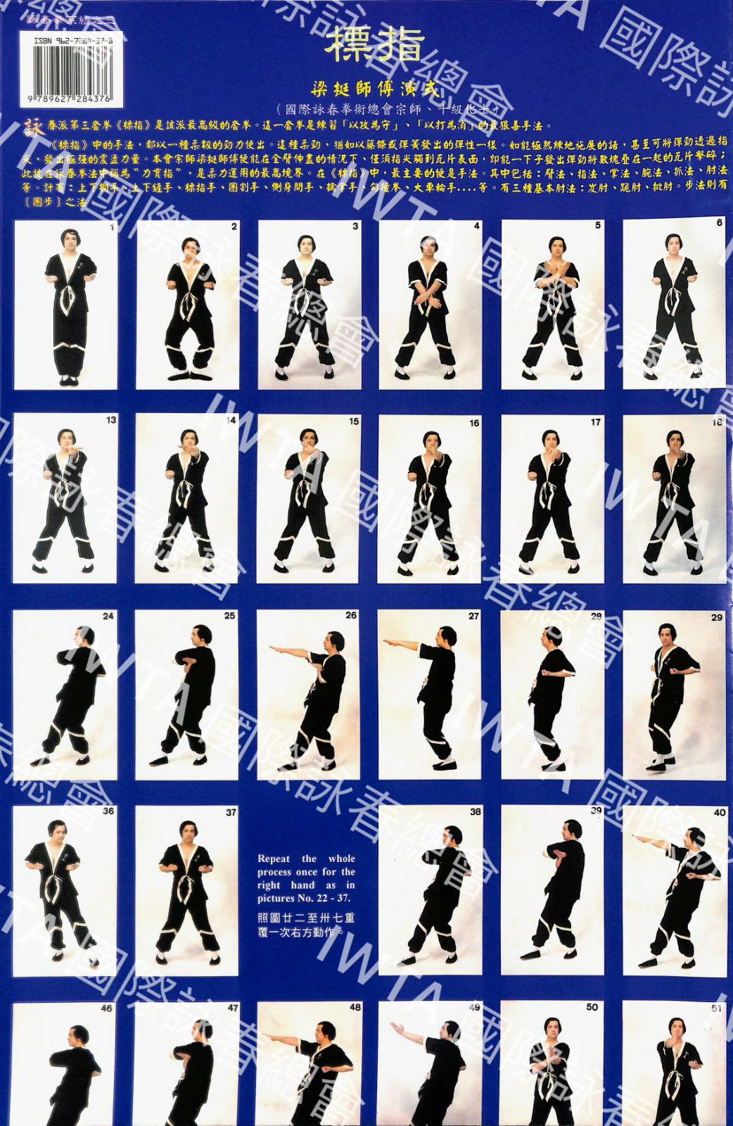 WINGTSUN FULL-COLORED POSTER - BIU-TZE by Prof Leung Ting